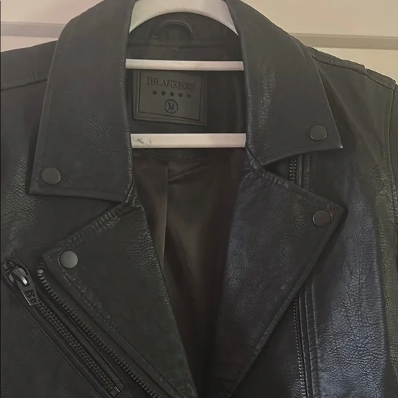 NWOT Blank NYC Faux Leather Moto Jacket - Picture 4 of 4